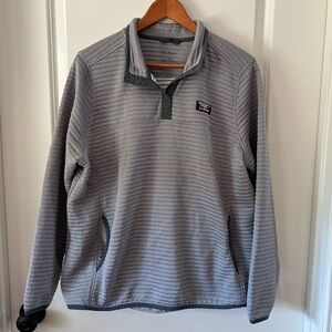 L.L. Bean Women’s 1X Regular Airlight Gray Knit Pullover